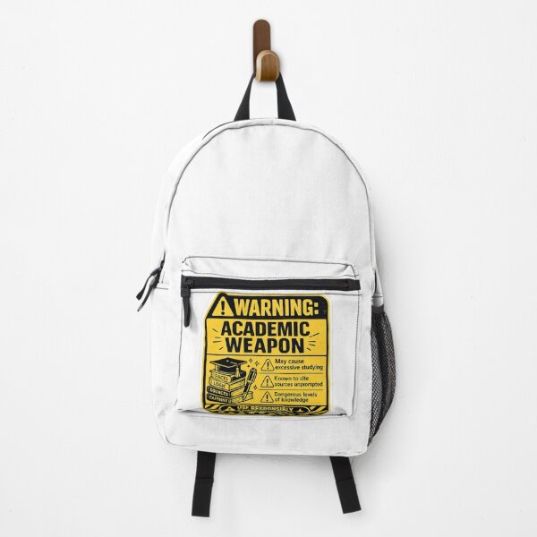 Item preview, Warning Academic Weapon – Funny Caution Label Student Humor | Dangerous Student Gift designed and sold by irfanshikh.