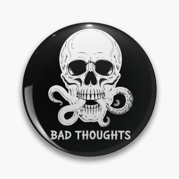 Item preview, Bad Thoughts – Skull Octopus Dark Humor Streetwear Design designed and sold by SkeletonMood.