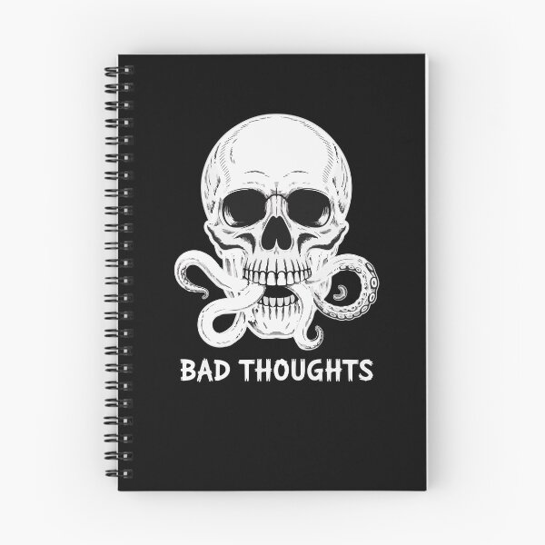 Item preview, Bad Thoughts – Skull Octopus Dark Humor Streetwear Design designed and sold by SkeletonMood.