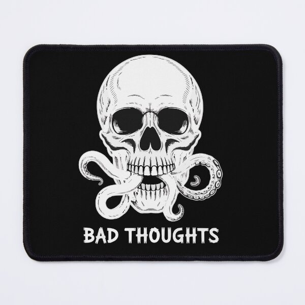 Item preview, Bad Thoughts – Skull Octopus Dark Humor Streetwear Design designed and sold by SkeletonMood.