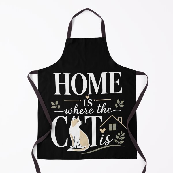 Item preview, Home is where the cat is designed and sold by FreshPixelArt.