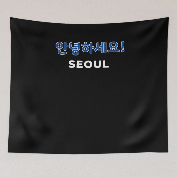 Item preview, Hello Seoul – Korean City Aesthetic Travel Design designed and sold by QuirkyCloud Designs.