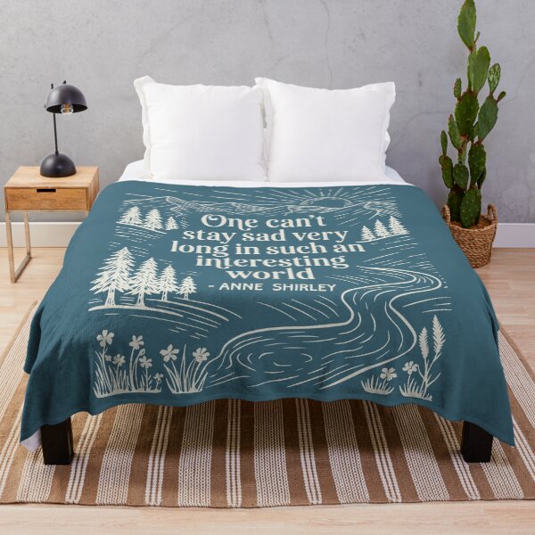 Item preview, Anne of Green Gables World - Book Lover Calming Quote designed and sold by Wonderlandjoy.