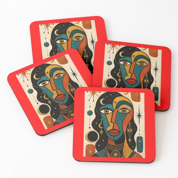 Item preview, Celestial Woman Oracle Portrait designed and sold by ZunZunArt.
