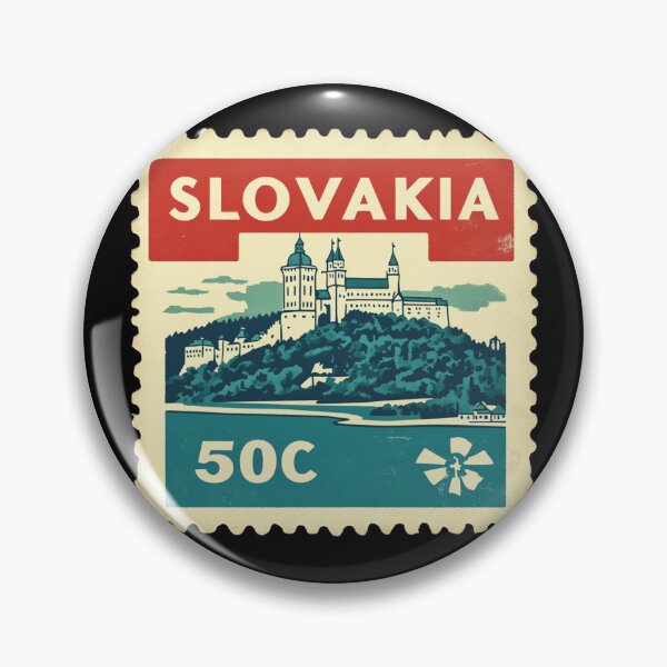Item preview, Slovakia Vintage Postage Stamp - Bratislava Castle designed and sold by tiigerdad.
