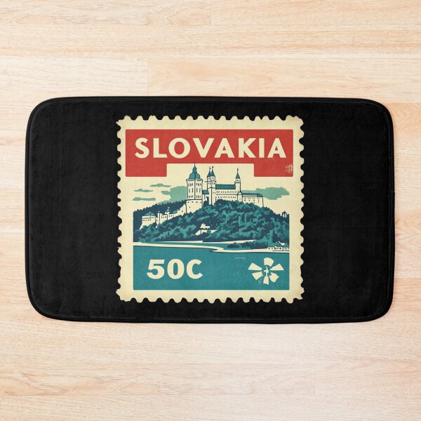 Item preview, Slovakia Vintage Postage Stamp - Bratislava Castle designed and sold by tiigerdad.