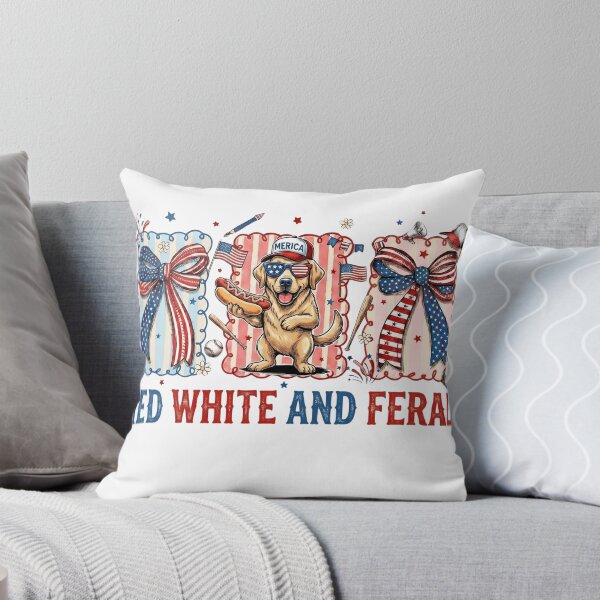 Item preview, Red White And Feral Labrador Retriever 4th Of July Patriotic Art designed and sold by VGAfanatic.