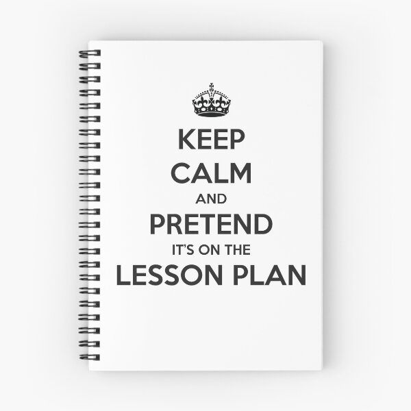 Item preview, Teacher Appreciation - Keep Calm and Pretend It's On the Lesson Plan - Funny Gifts for Teachers & Educators designed and sold by merkraht.