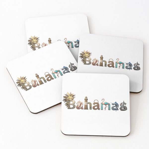 Item preview, Bahamas Island Typography Art designed and sold by VladisWorld.