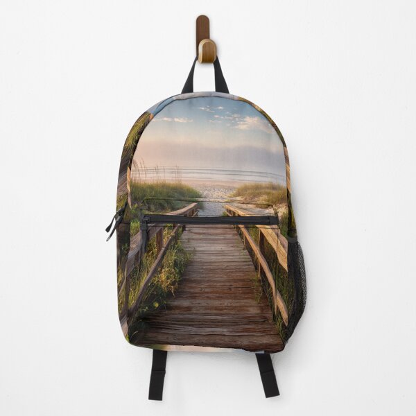 Item preview, Serene beach boardwalk seascape designed and sold by dcrc.