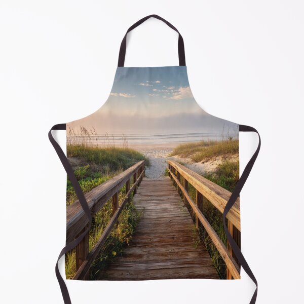 Item preview, Serene beach boardwalk seascape designed and sold by dcrc.
