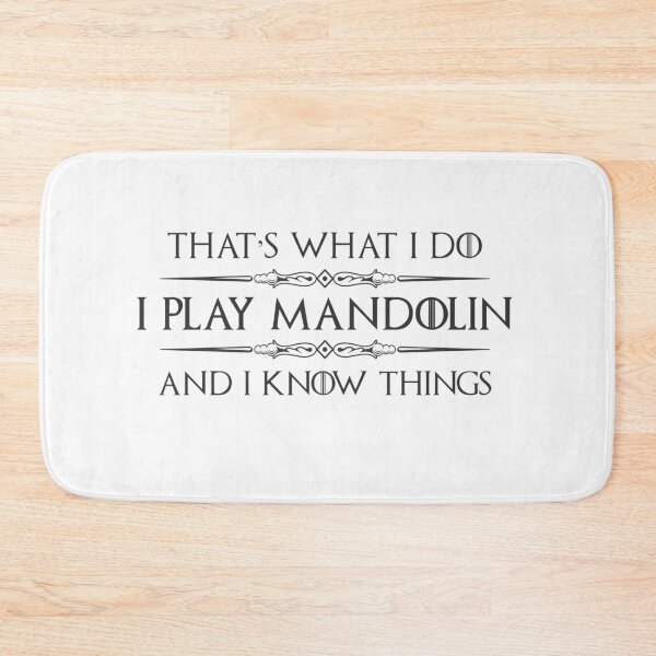 Item preview, Mandolin Player - I Play Mandolin and I Know Things - Funny Bluegrass Gift for Mandolinist Instrument Players designed and sold by merkraht.