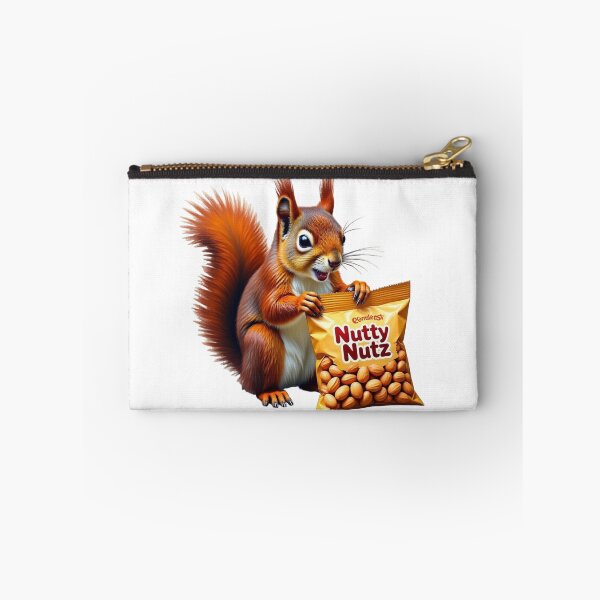 Item preview, Funny Squirrel Snack Design – Nutty Nutz Cartoon Illustration designed and sold by Fruit-Fletcher.