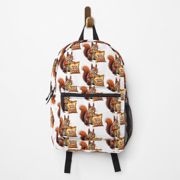 Item preview, Funny Squirrel Snack Design – Nutty Nutz Cartoon Illustration designed and sold by Fruit-Fletcher.