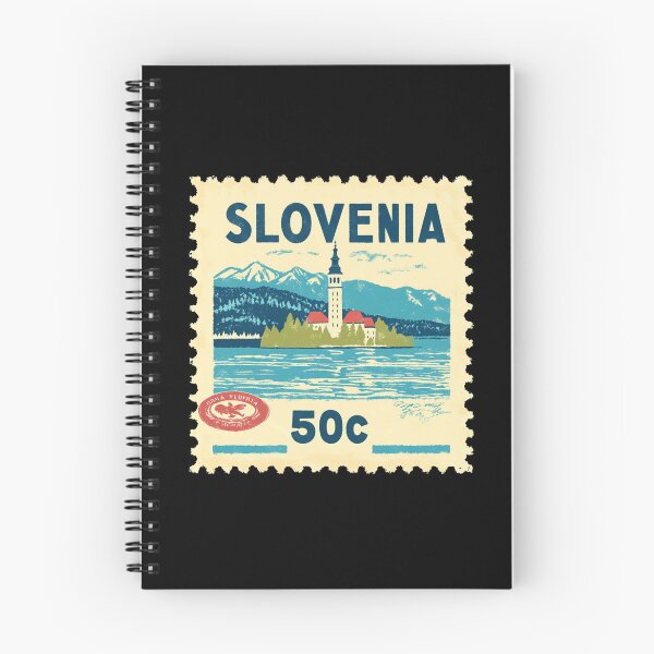 Item preview, Slovenia Vintage Postage Stamp - Lake Bled designed and sold by tiigerdad.
