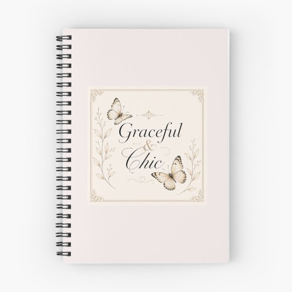 Item preview, Graceful & Chic – Butterfly Elegant Feminine Minimal Design designed and sold by TresChicIdeas.