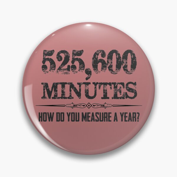 Item preview, 525600 Minutes - For Musical Theatre Lovers of Musicals and Rent - Actor Stage Manager Gift designed and sold by merkraht.