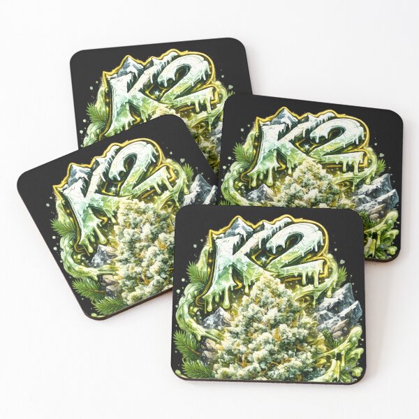 Item preview, K2 Graffiti Print | Earthy Pine Mountain Indica designed and sold by WAUZ.