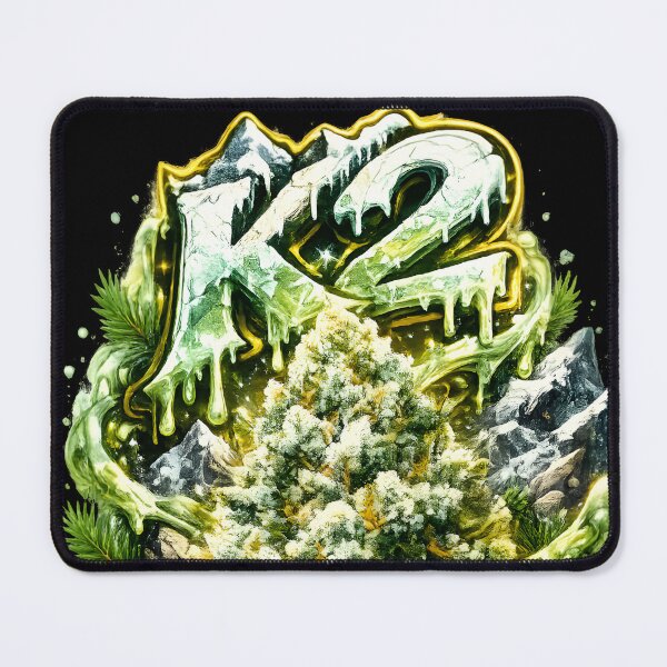 Item preview, K2 Graffiti Print | Earthy Pine Mountain Indica designed and sold by WAUZ.