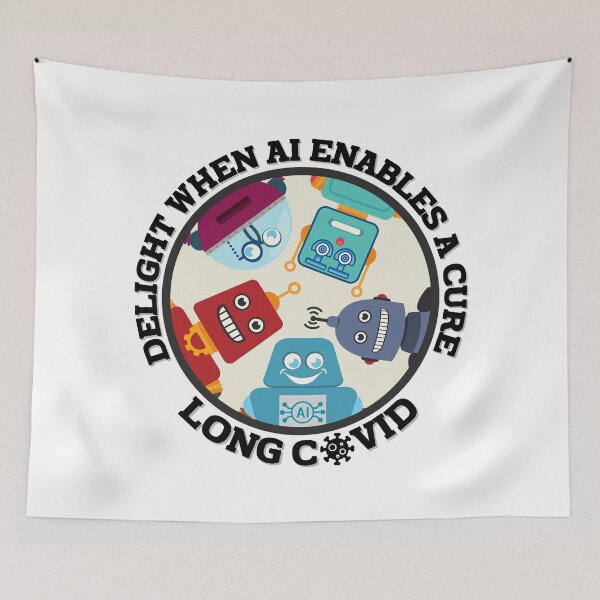 Item preview, Amusing AI Enables a Cure for Long Covid. designed and sold by MPC-Mince-Pies.