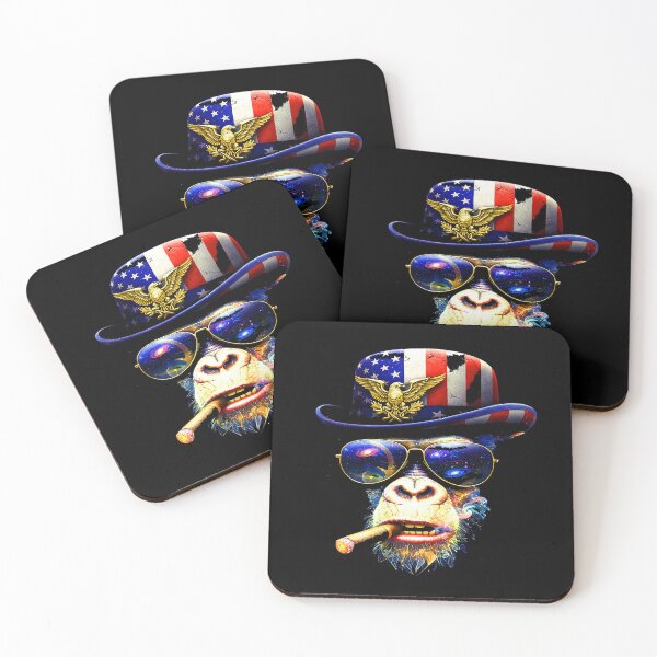 Item preview, USA MONKEY PATRIOT designed and sold by 500 TON.