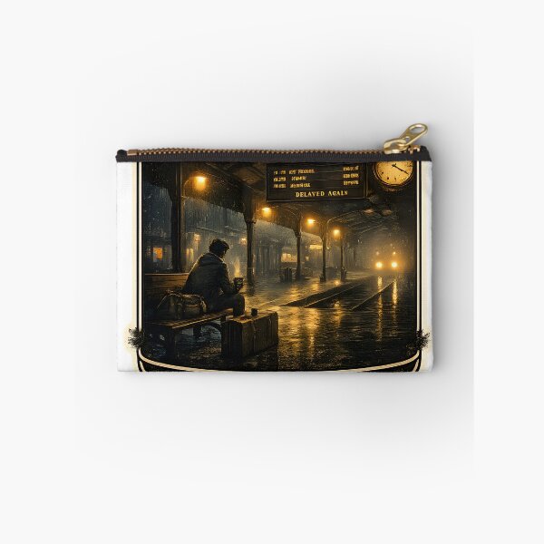 Item preview, Mentally On The Last Train Home Vintage Railway Aesthetic Artwork designed and sold by StickyGuys.