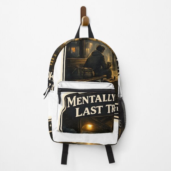 Item preview, Mentally On The Last Train Home Vintage Railway Aesthetic Artwork designed and sold by StickyGuys.