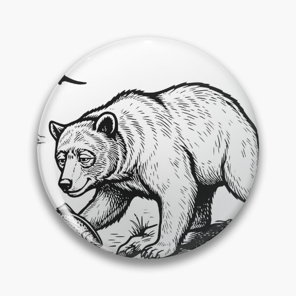 Item preview, Work Can Wait Fishing Bear, Funny Fishing Life Design designed and sold by TeeVerse27.