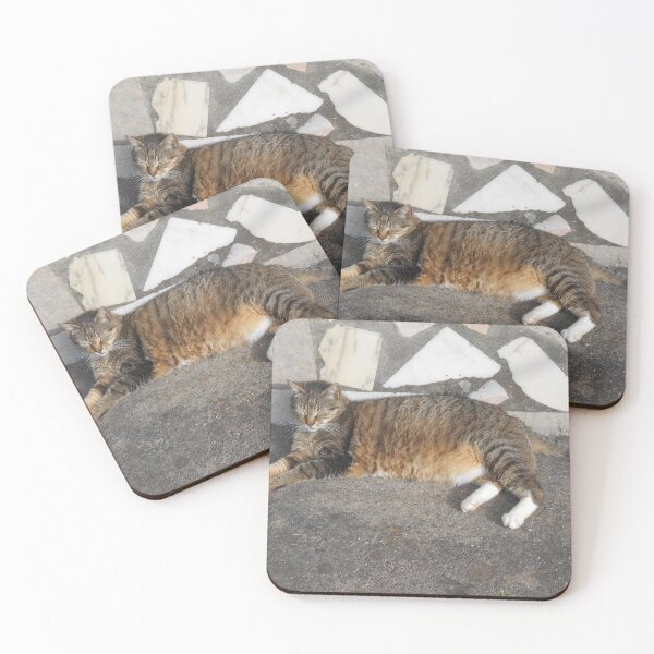 Item preview, Cat Schnitzel chilling designed and sold by Farbfroh.