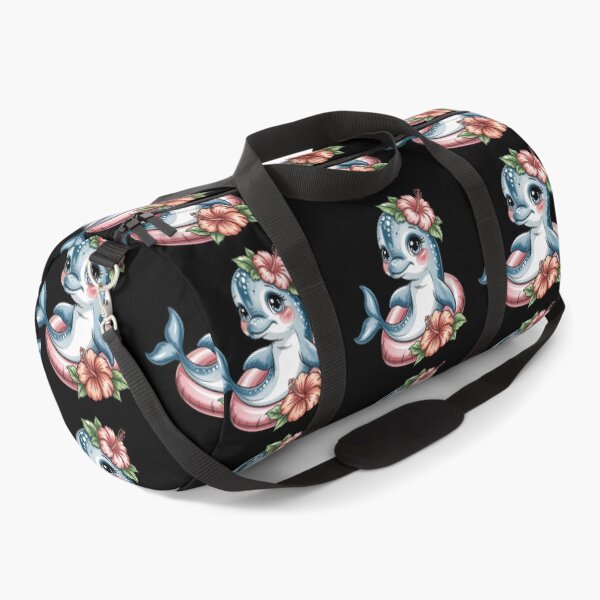 Item preview, dolphin white hibiscus designed and sold by jkrphoto.