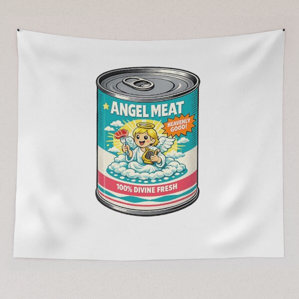 Item preview, Canned angel meat, Heavenly good with a divine taste.  designed and sold by Gunnar Hermansen.