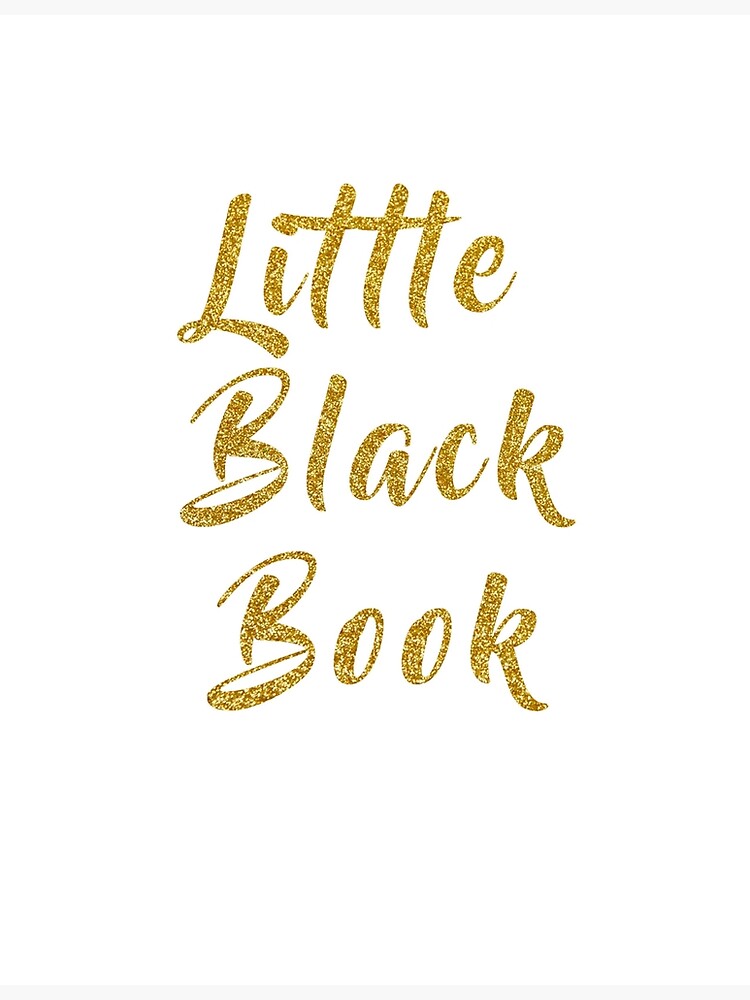 little-black-book-poster-by-vikkyruiz618-redbubble