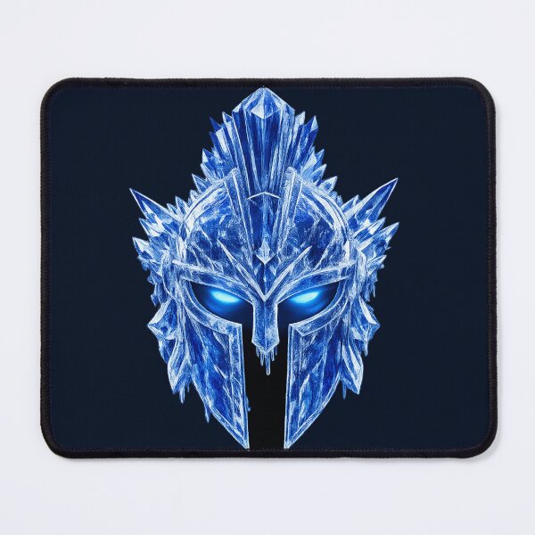Item preview, Elite Blue Ice Spartan Helmet V2 Glowing Eyes designed and sold by Xemora.