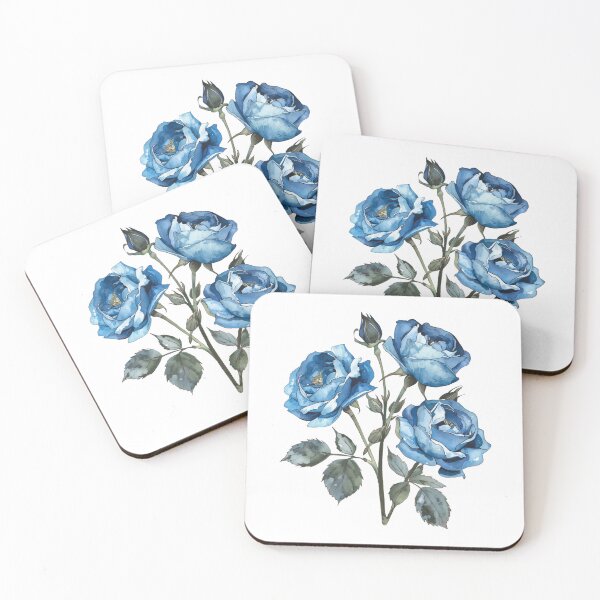 Item preview, Bouquet of blue roses designed and sold by uunaa.