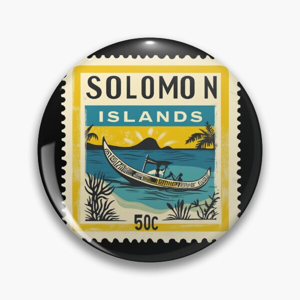 Item preview, Solomon Islands Vintage Stamp - Outrigger Canoe designed and sold by tiigerdad.