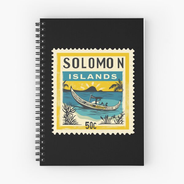 Item preview, Solomon Islands Vintage Stamp - Outrigger Canoe designed and sold by tiigerdad.