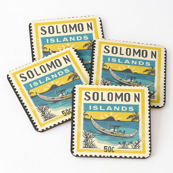 Item preview, Solomon Islands Vintage Stamp - Outrigger Canoe designed and sold by tiigerdad.