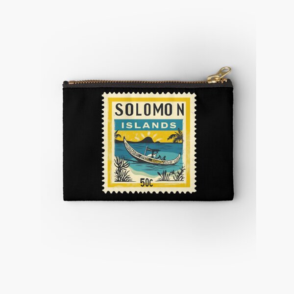 Item preview, Solomon Islands Vintage Stamp - Outrigger Canoe designed and sold by tiigerdad.