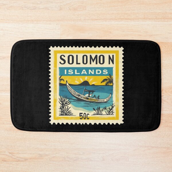 Item preview, Solomon Islands Vintage Stamp - Outrigger Canoe designed and sold by tiigerdad.
