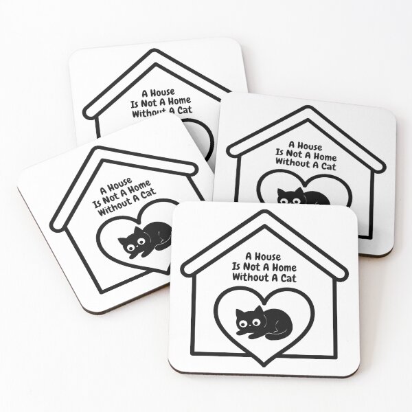 Item preview, A House Is Not A Home Without A Cat. designed and sold by Dinasshop.