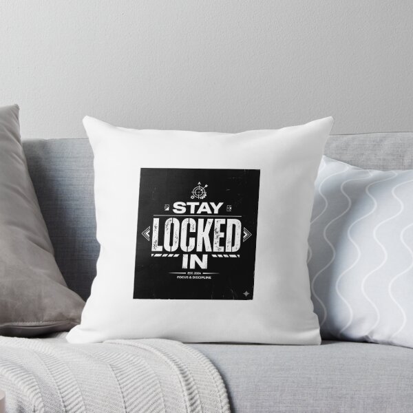 Item preview, Stay Locked In Focus Motivation Typography Design designed and sold by DarioTactical.