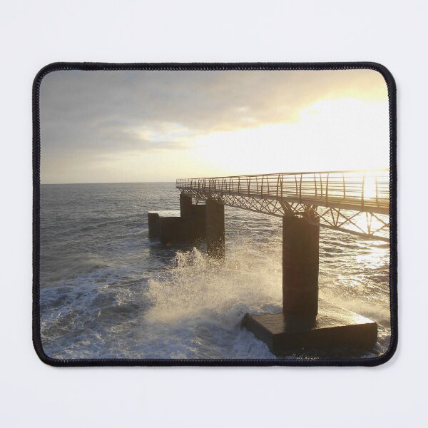 Item preview, Sunset at the sea with heavy waves designed and sold by Farbfroh.