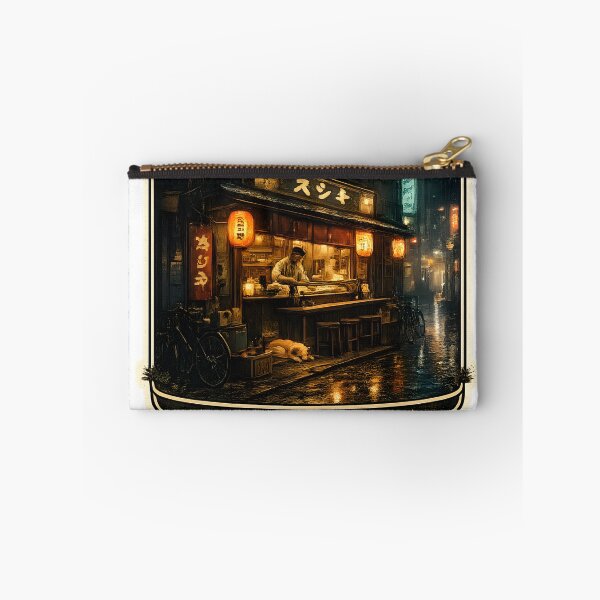 Item preview, Open Until Emotionally Exhausted Vintage Sushi Bar Aesthetic Artwork designed and sold by StickyGuys.