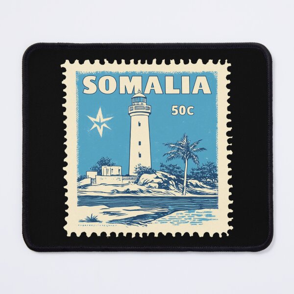Item preview, Somalia Vintage Postage Stamp - Lighthouse designed and sold by tiigerdad.