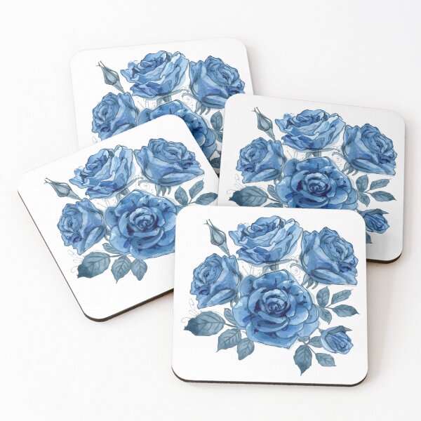 Item preview,  Bouquet of blue roses designed and sold by uunaa.