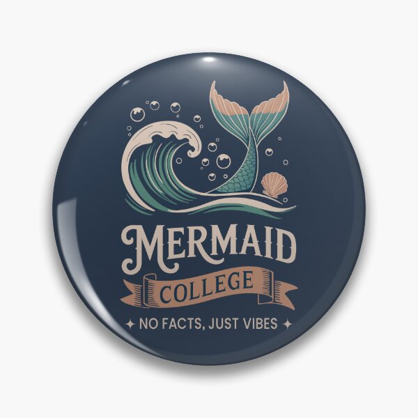Item preview, Mermaid College - No facts just vibes designed and sold by Wonderlandjoy.