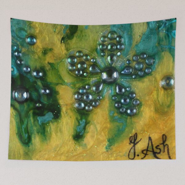 Item preview, Pearly flower designed and sold by Ginette Ash.