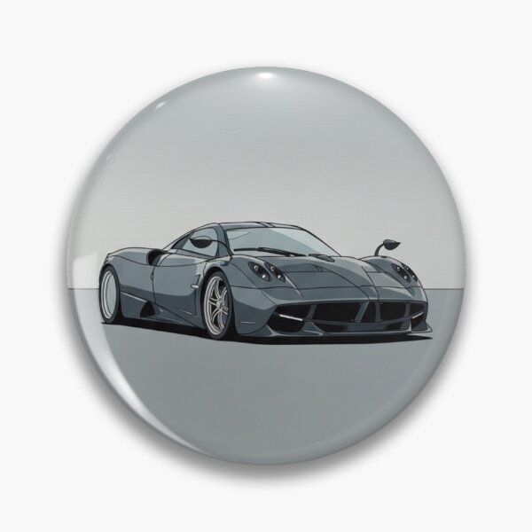 Item preview, Pagani Huayra Silver Hypercar Retro Polaroid Aesthetic Art designed and sold by Motorline44.
