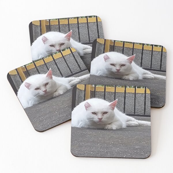 Item preview, Pira the cat in a state of alert designed and sold by Farbfroh.