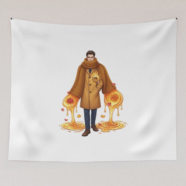 Item preview, Honey Dripping Yellow Coat Man designed and sold by AbanoubStore.